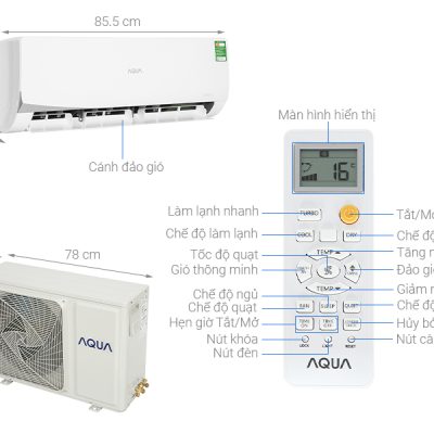 Máy Lạnh Aqua AQA-KCR12PA (1.5 Hp)