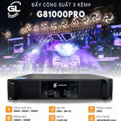 Công Suất GL G81000 Pro-60F-3 Kênh