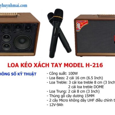 Loa Xách Tay H-216, 220V, 110W